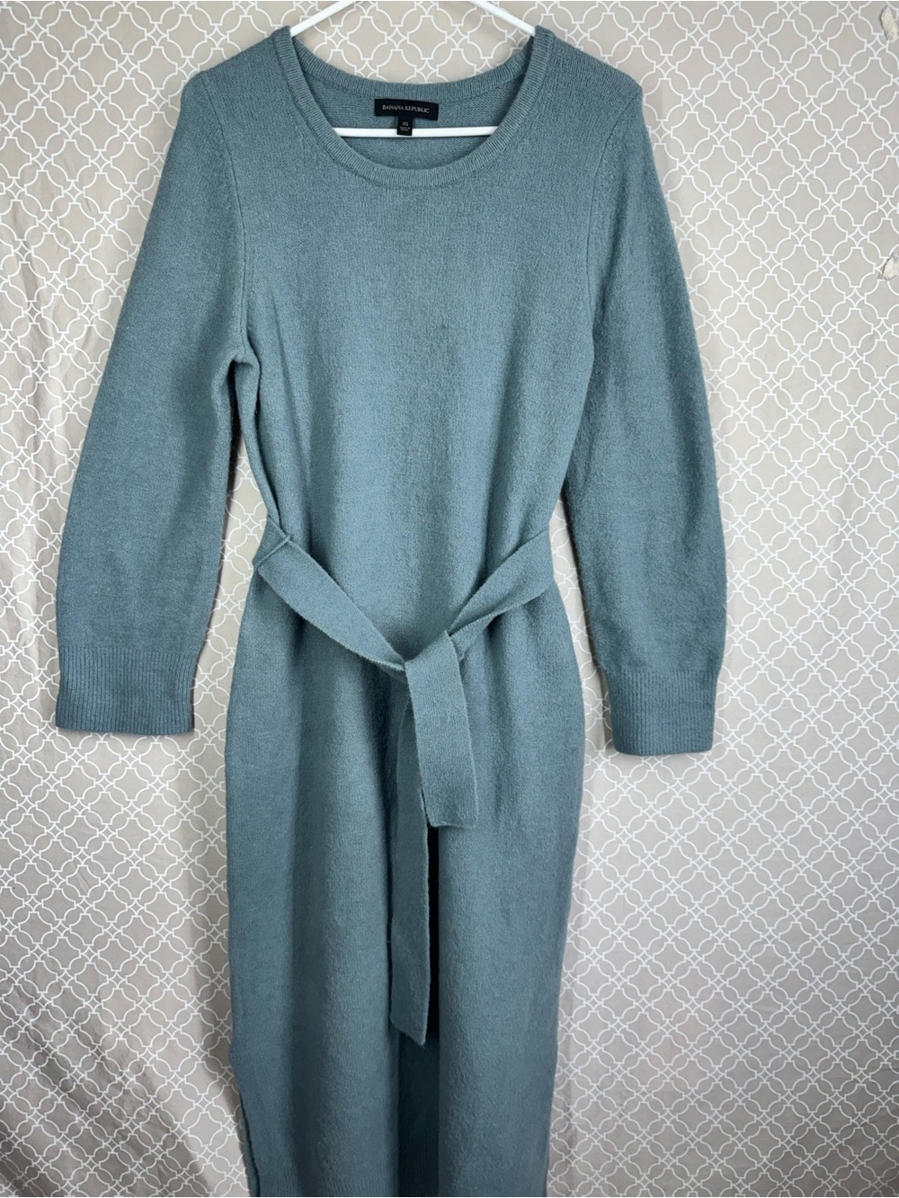 Quiet Luxury Merino Wool Blend Banana Republic Midi Sweater Dress Capsule
